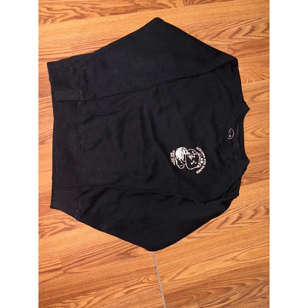 SCW Black‎ Ramen Fox Tokyo Japan Graphic Crewneck Sweatshirt Mens Medium